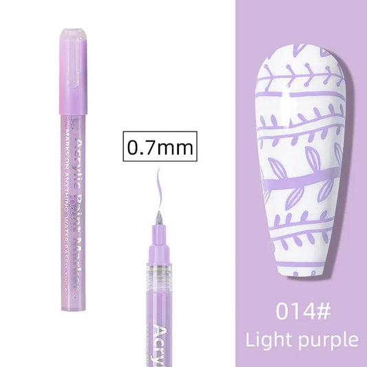 LILAC GRAFFITI NAIL ART PEN