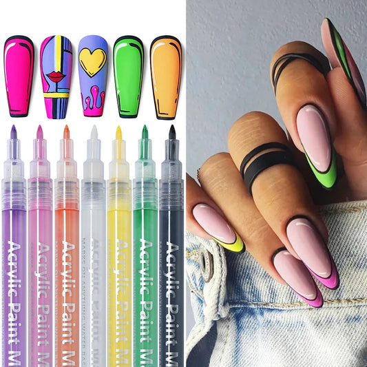 16 GRAFFITI NAIL ART PENS SET