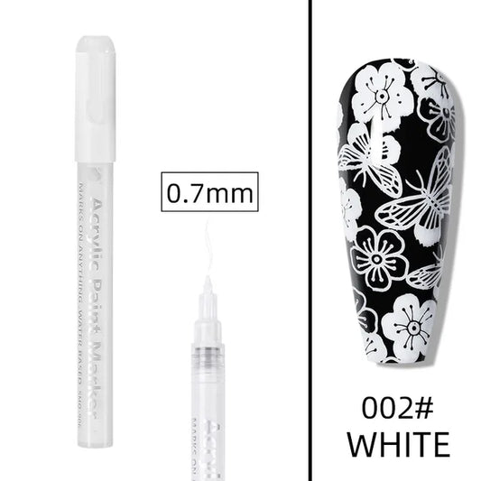 WHITE NAIL ART PEN