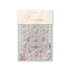 Stickers nail art bouquet de fleurs