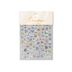 stickers nail art motifs fleurs d'été