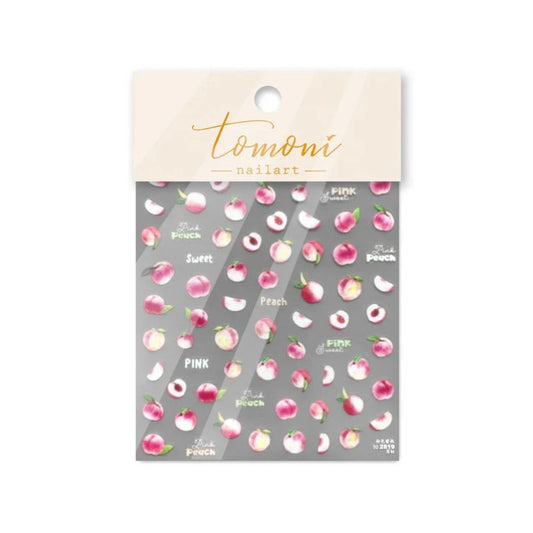 Stickers nail art aux motifs pêches