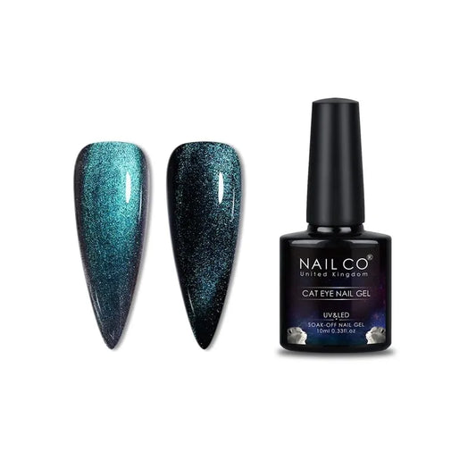 vernis gel cat eye emerald aurora