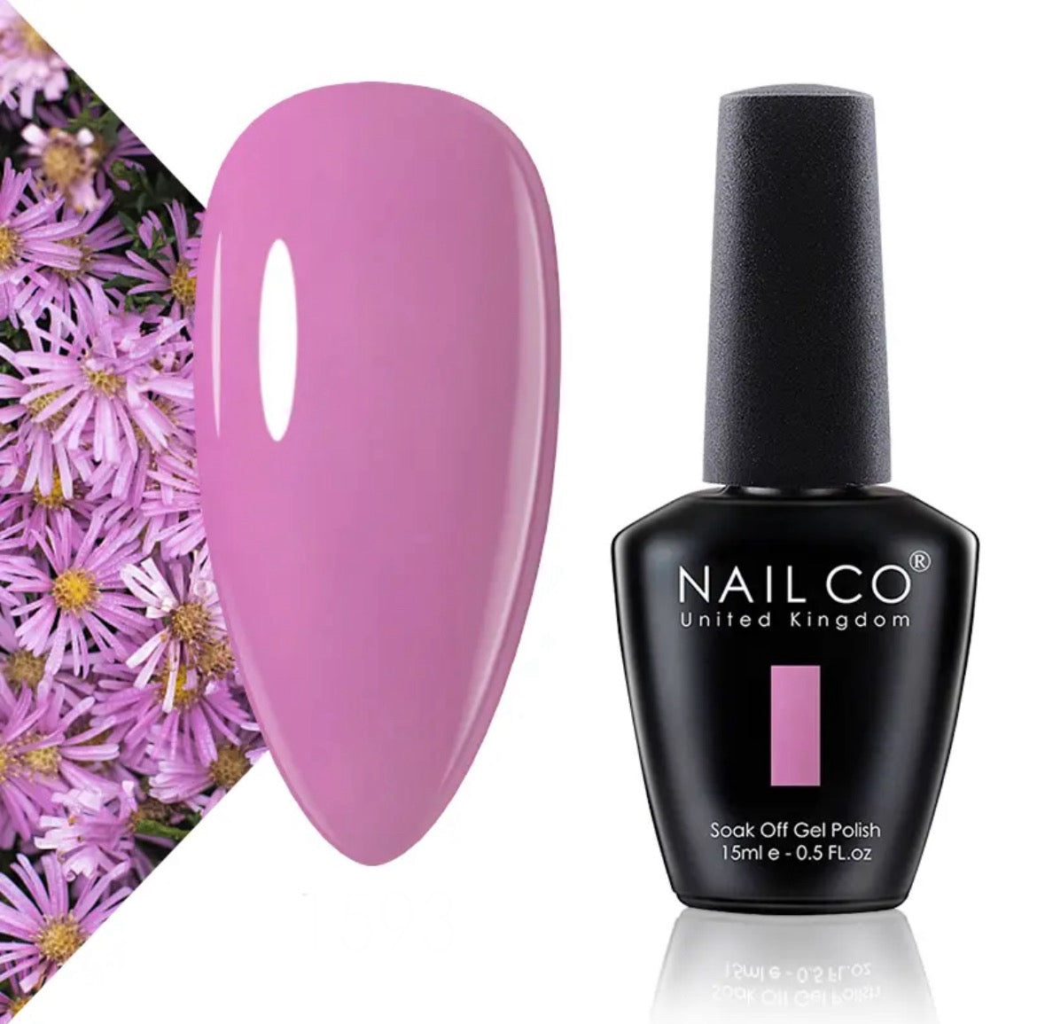 Vernis en Gel à Ongles pour Manucure Semi Permanent Murmure Mauve