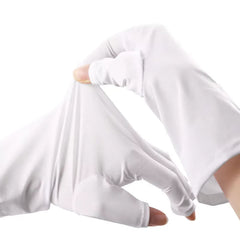 GANTS DE PROTECTION UV BLANC