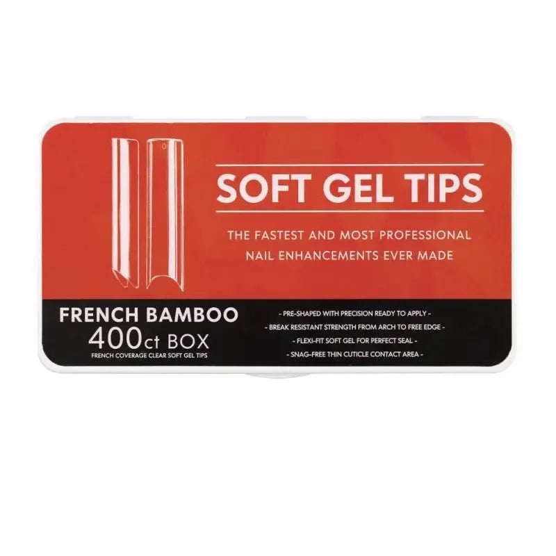 boite de 400 capsules gel x long square pour manucure