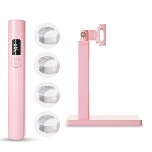 PINK 2-IN-1 RECHARGEABLE UV/LED LAMP