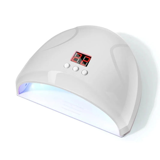 lampe uv-led d'une puissance de 36w blanche pour durcir le vernis et les extensions d'ongles