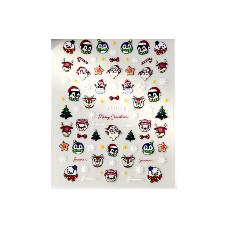 NAIL STICKERS XMAS 16