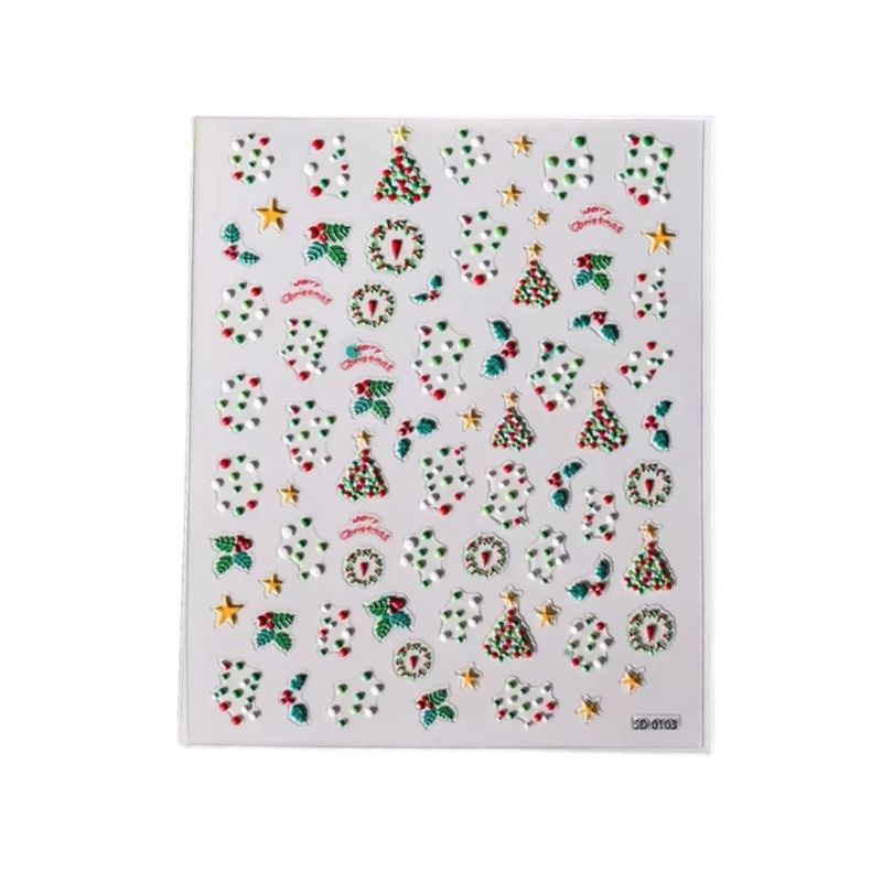 nail stickers x-mas 2