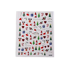 nail sticker x-mas 3