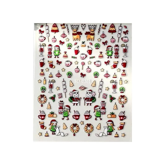 NAIL STICKERS XMAS 11