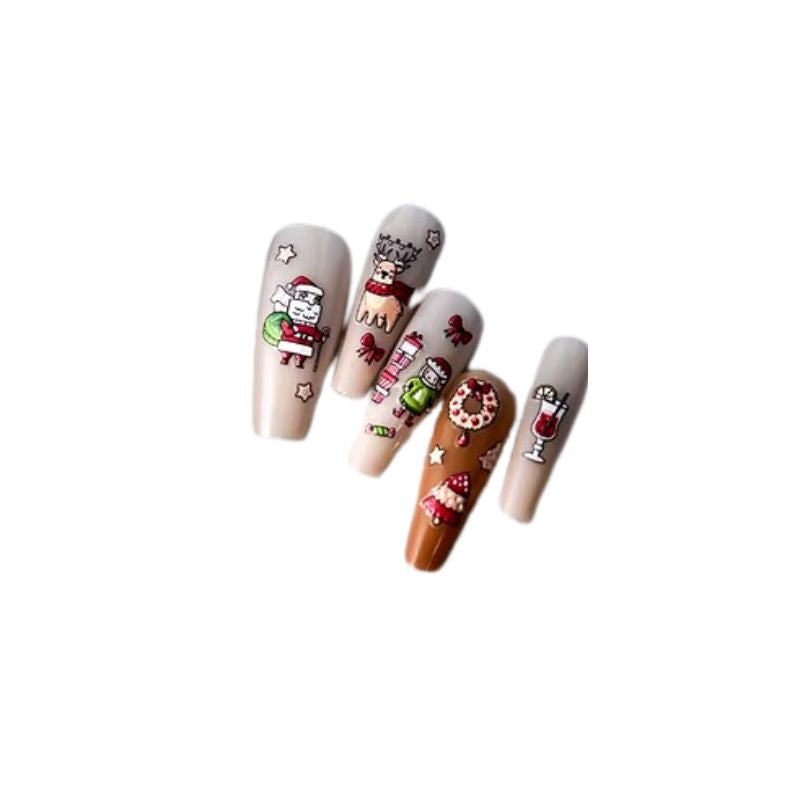 NAIL ART STICKERS XMAS 11