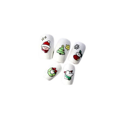 PEGATINAS PARA UÑAS NAVIDAD ALEGRE 12