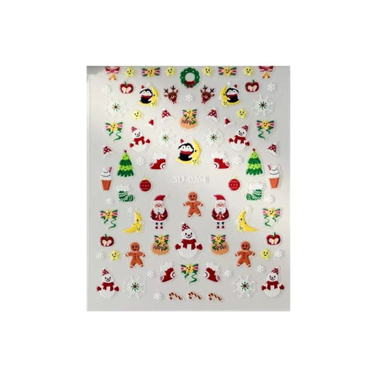 NAIL STICKERS CHRISTMAS 15