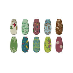 Nail art stamping xmas 12