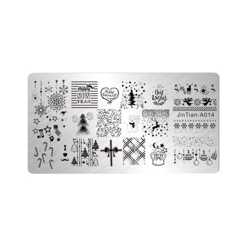 Plaque de stamping xmas 15