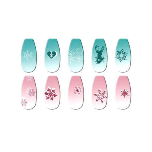 Nail art stamping nailart xmas 18