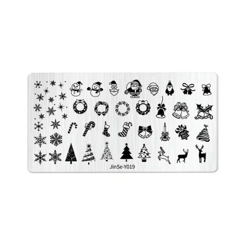 Plaque stamping x-mas 7