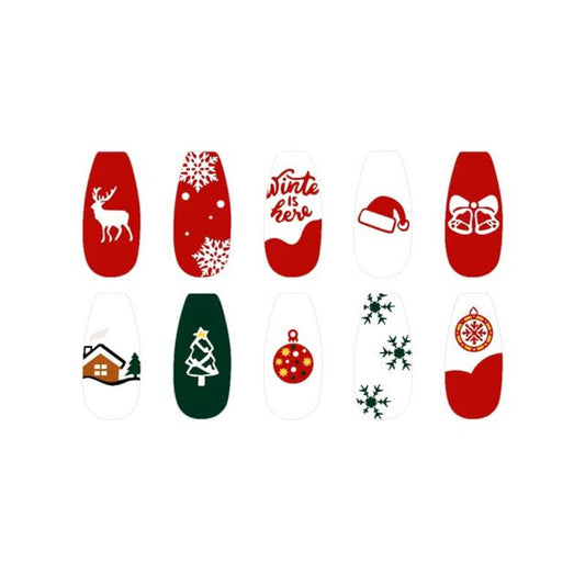 Stamping X-mas Nailart 8