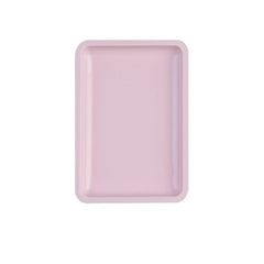 plateau pour manucure rose poudrée