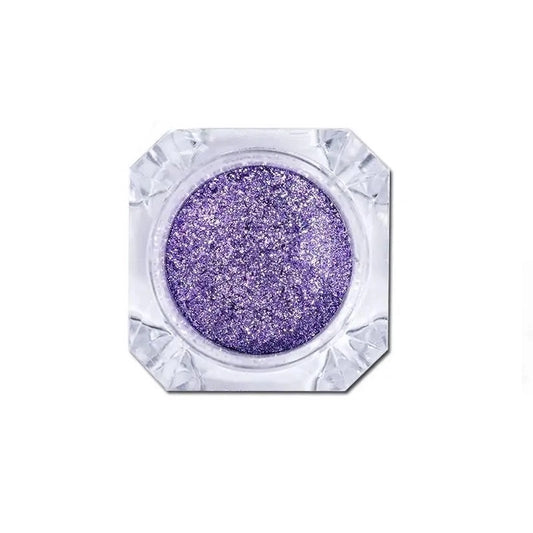 poudre pailletée violette pour le nail art afin d'ajouter une touche de paillettes à vos manucures