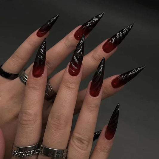 Press on Nails Bloody Claws – Faux Ongles Halloween