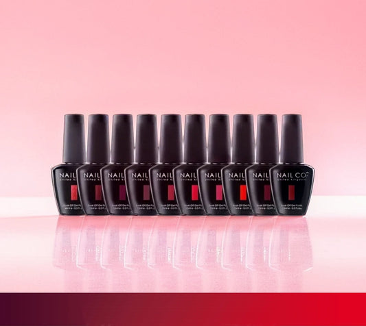 LOT DE VERNIS SEMI-PERMANENT TEINTES DE ROUGES