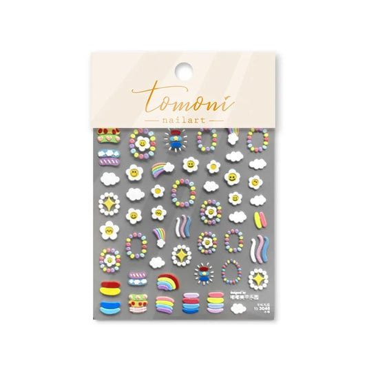 SMILEY AND FRUIT NAIL ART STICKERS