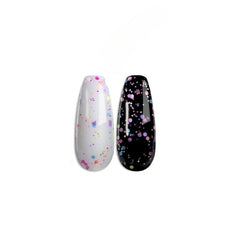 top coat avec finition confetti