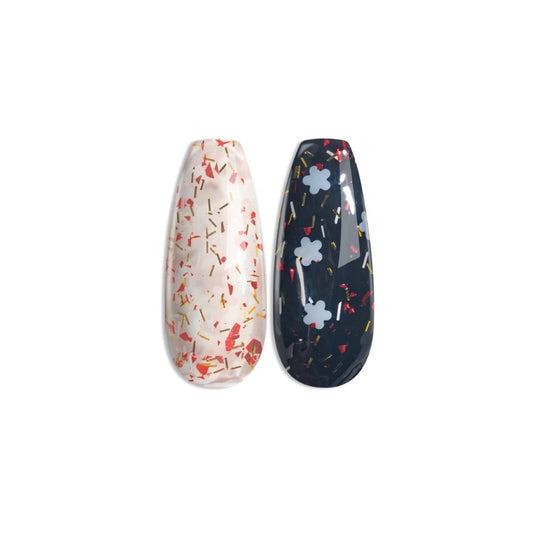 TOP COAT PAILLETTES FLEURIES