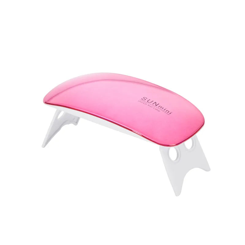 LAMPE UV ONGLES PORTABLE ROUGE - 6W