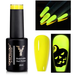 VERNIS SEMI PERMANENT PHOSPHORESCENT JAUNE